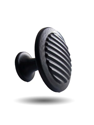 Mantar Cizgili Siyah Düğme Kulp Mobilya Dolap Çekmece Vestiyer Kulpları