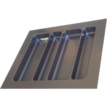 Plastik Çekmece İçi 62x49 Kepçelik Gri