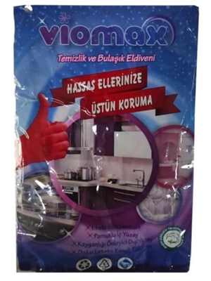 Lastik Eldiven Kırmızı