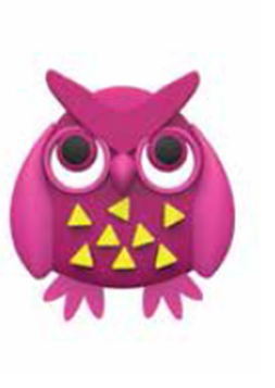 Umut Pembe Baykuş Kulp Bebek Çocuk Genç Odası Kulpları Dolap Çekmece Mobilya Kulpu