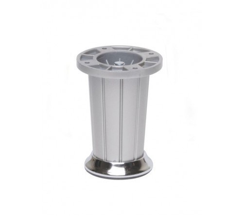 Artemis Ayarlı Ayak 6-7 cm Saten -  Mutfak, Tv Ünitesi, Dolap Ayağı, Komodin, Baza, Kanepe Koltuk Ayağı, Gardrop Ayağı