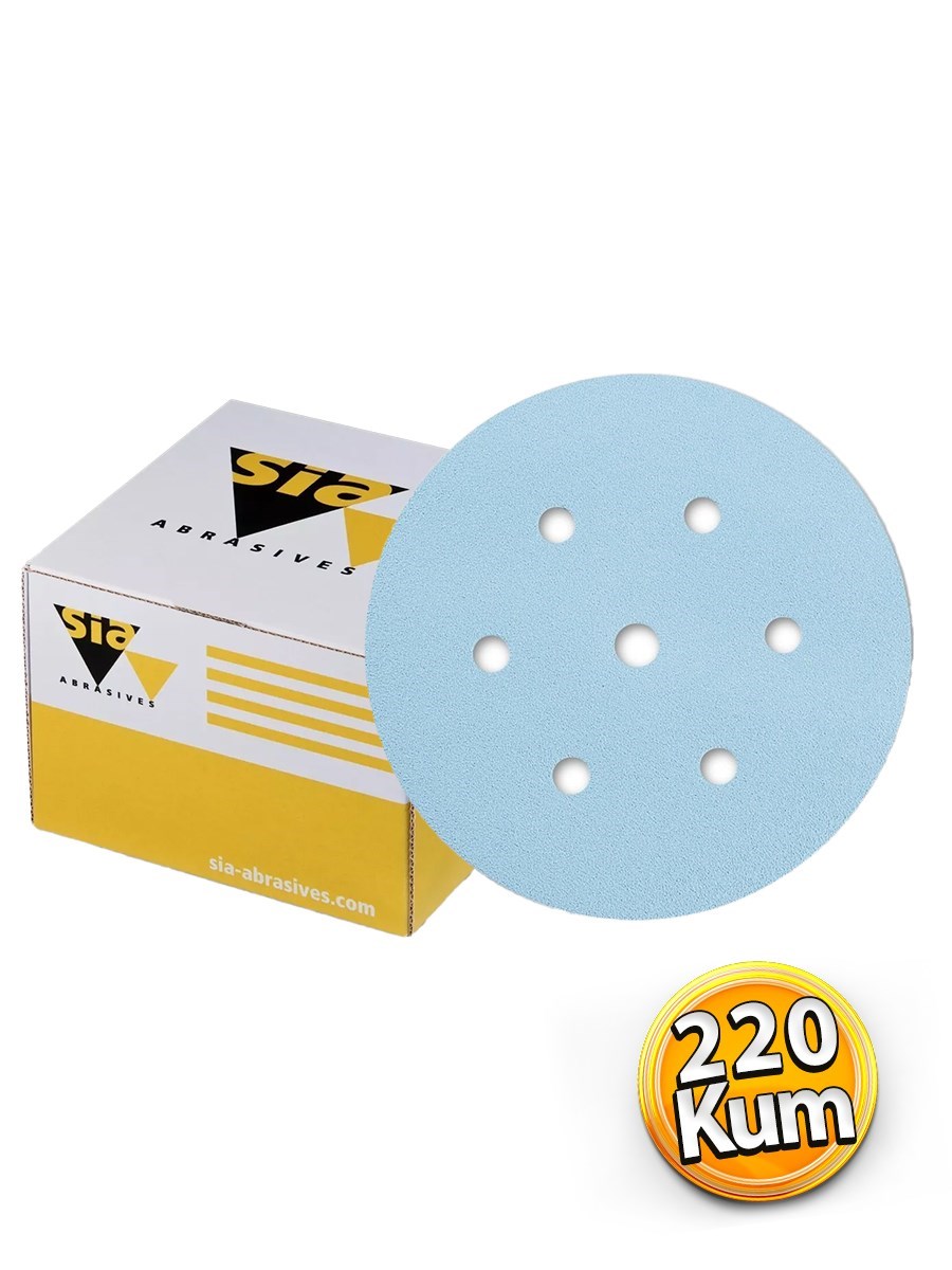 Sia 1948-150 mm Delikli Zımpara 220 Kum