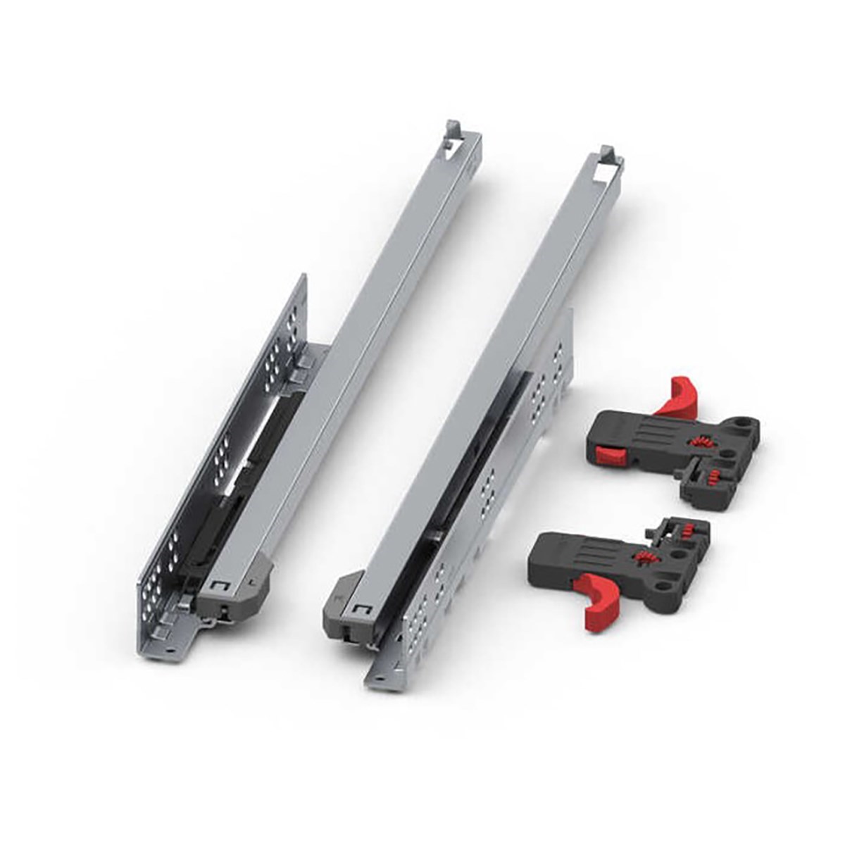 Samet Smart 60 Cm Tek Açılım Frenli Ray Çekmece Rayı Mandal Dahil