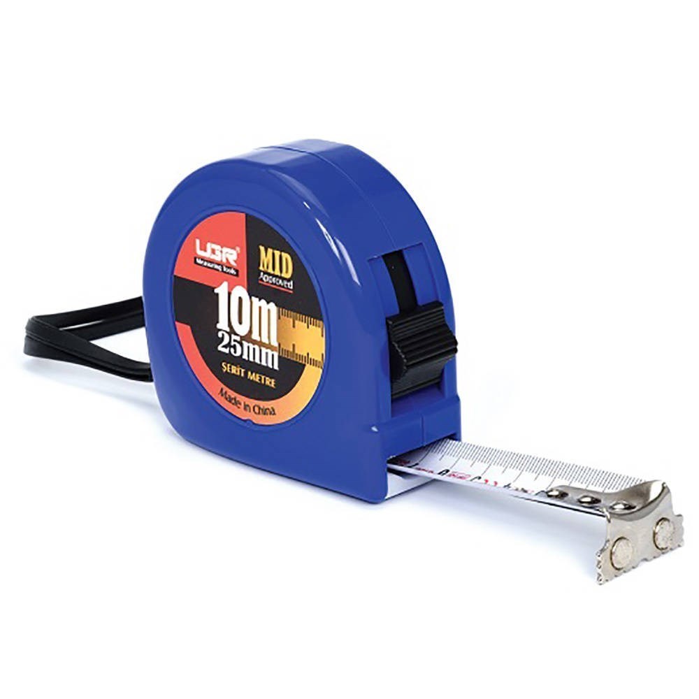 UGR Serit Metre 10m 25mm - Dayanıklı ve Ergonomik Ölçüm Aracı