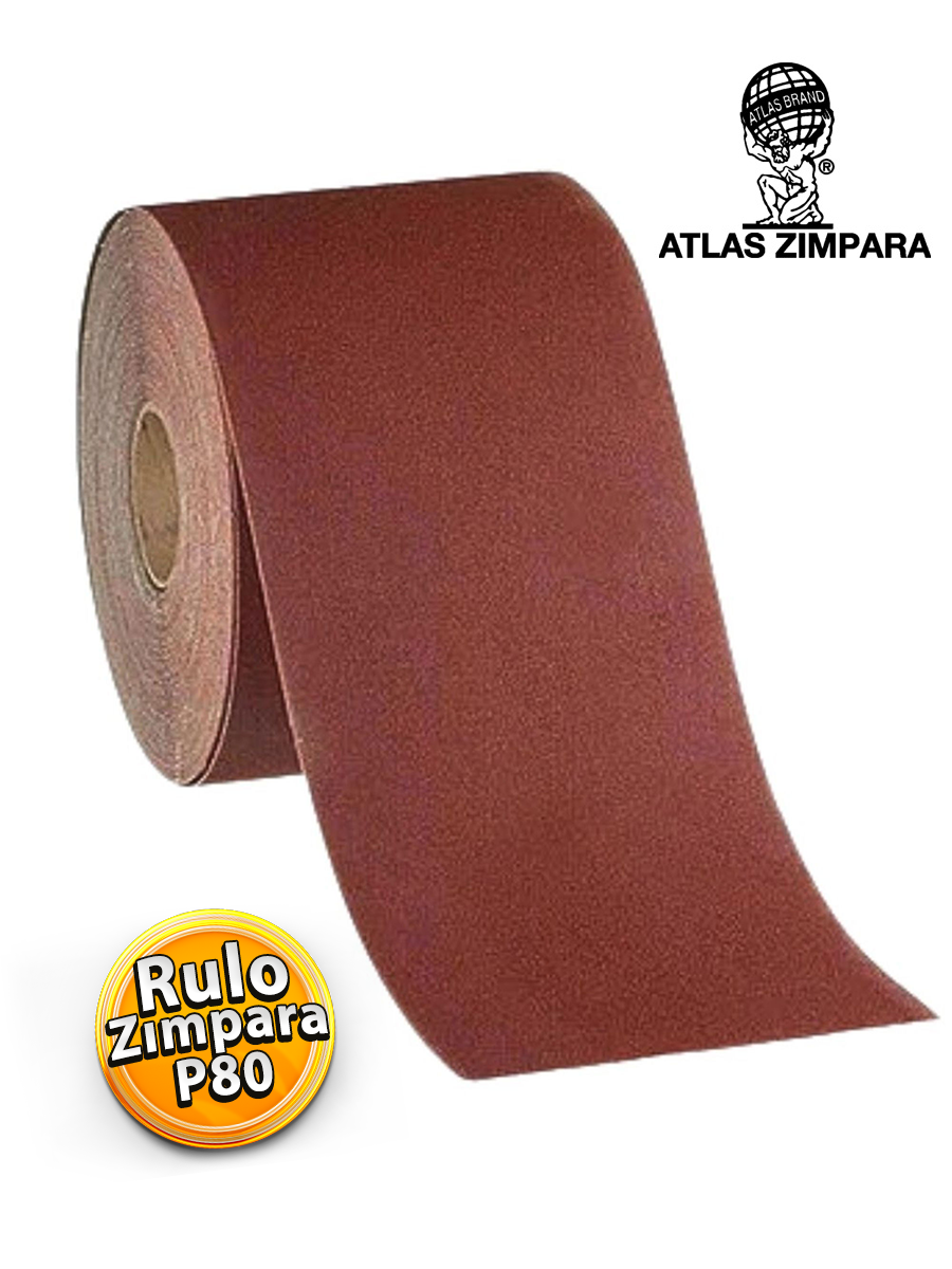 Atlas Bant Rulo Bez Zımpara 80 Kum (100 Cm) 20 Cm Genişlik GT 847 Kalite Ahşap Metal Zımparası