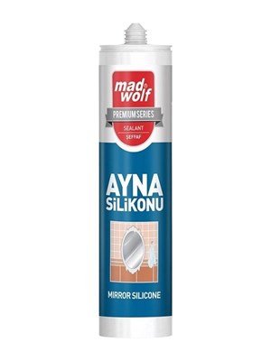 Madwolf Ayna, Duşakabin, Mutfak ve Banyo Silikonu Şeffaf 310 Ml / 360 Gr