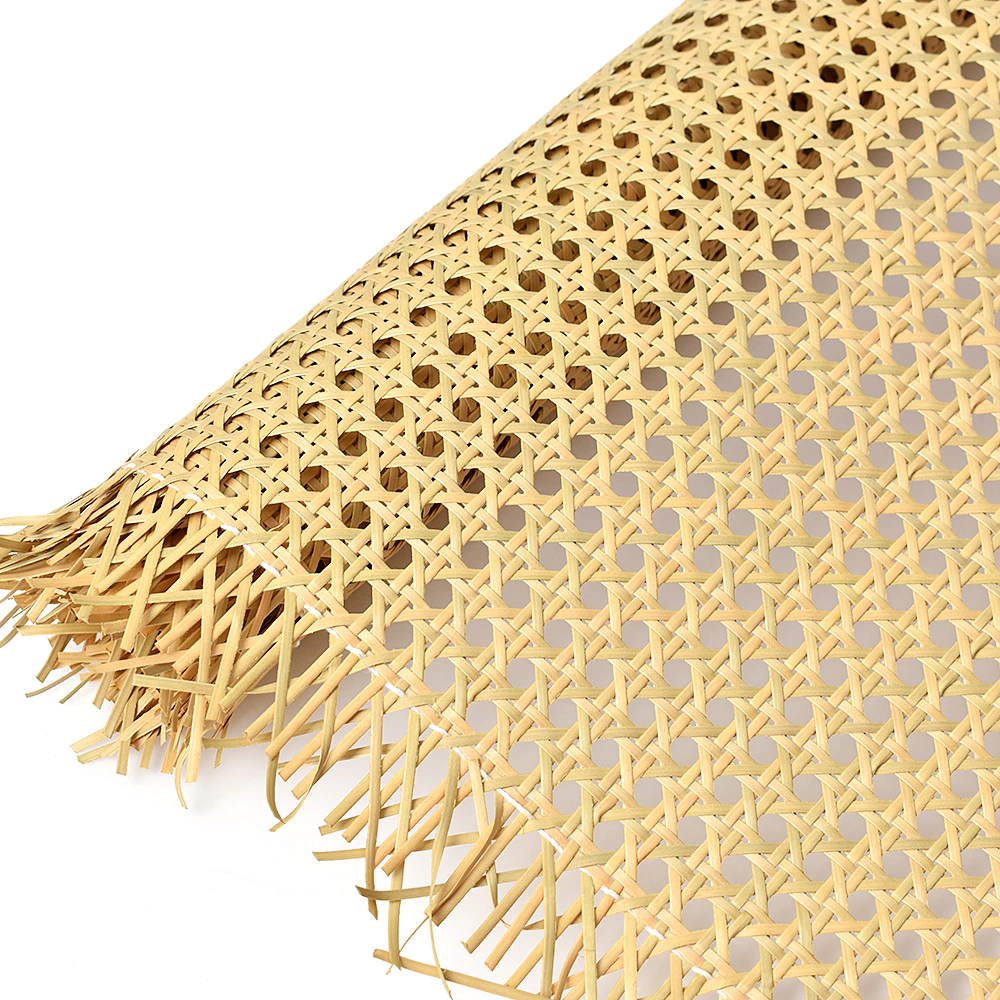 PVC Plastik Örme Gürgen Kayın Renk Sarı Dekoratif Hasır, Hazeran, Rattan 60x100 cm 1 Metre