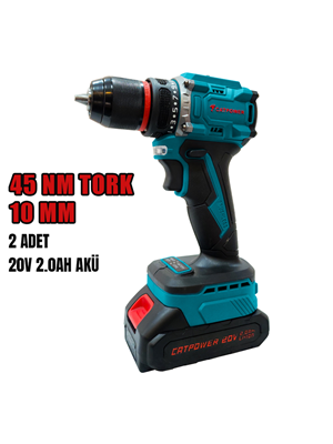 Catpower 1515 Kömürsüz Akülü Vidalama Li-lion 10 Mm 20 V 2.0ah