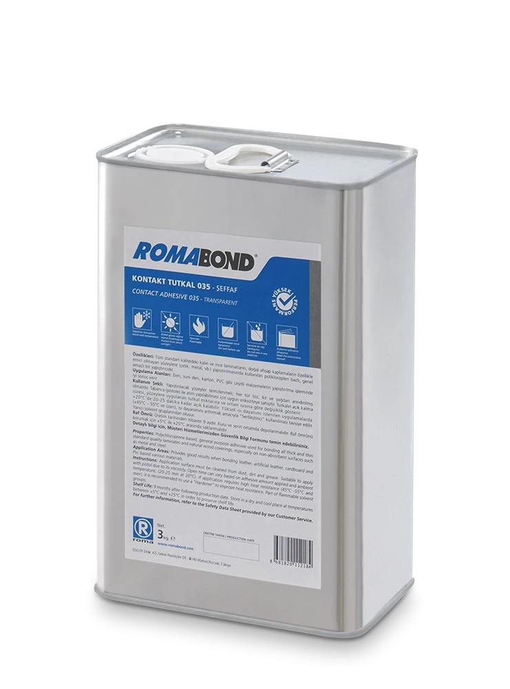 Romabond Laminant Tutkalı Kırmızı 3 Kg