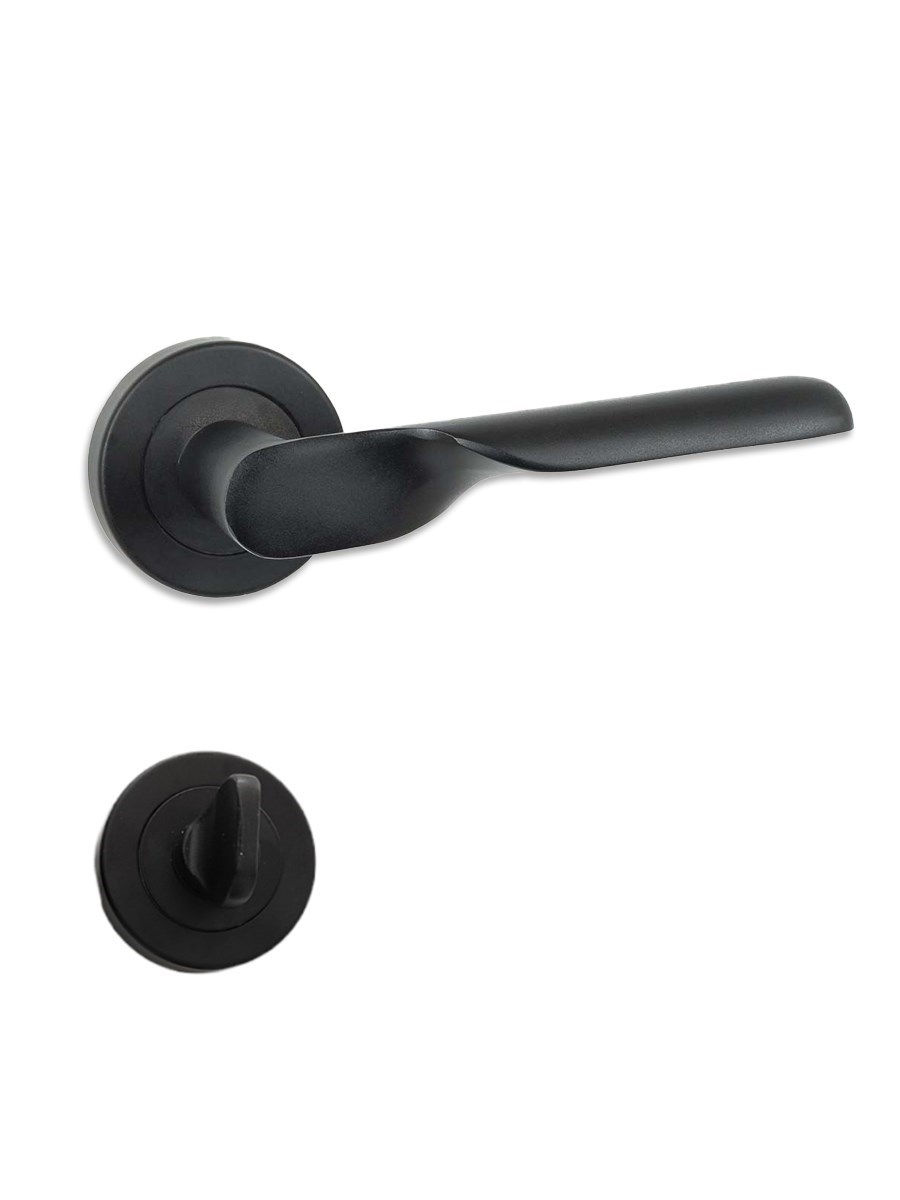 Sofuoğlu Smart Alm.Rozetli Siyah Wc Kapı Kolu