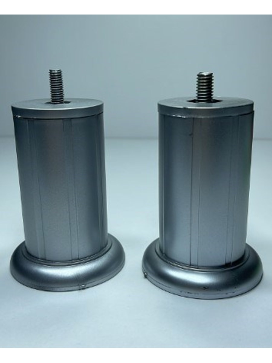 15 cm Safir Saten Baza Ayağı Koltuk Ayağı Kanepe Ayağı Civatalı M8 (İnce Diş) (1 Adet)