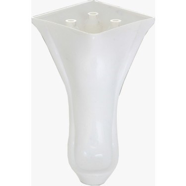 MC Yunus Plastik Ayak 14 Cm Beyaz Mobilya Sehpa Koltuk Dolap Komidin Gardrop Baza Ayağı