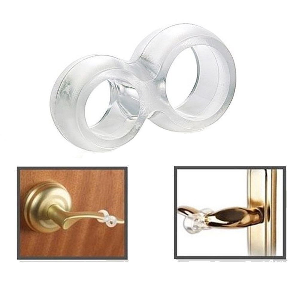 Şeffaf Kapı Kolu Stoperi 1 li, Kapı Kolu Tamponu, Kapı Durdurucu