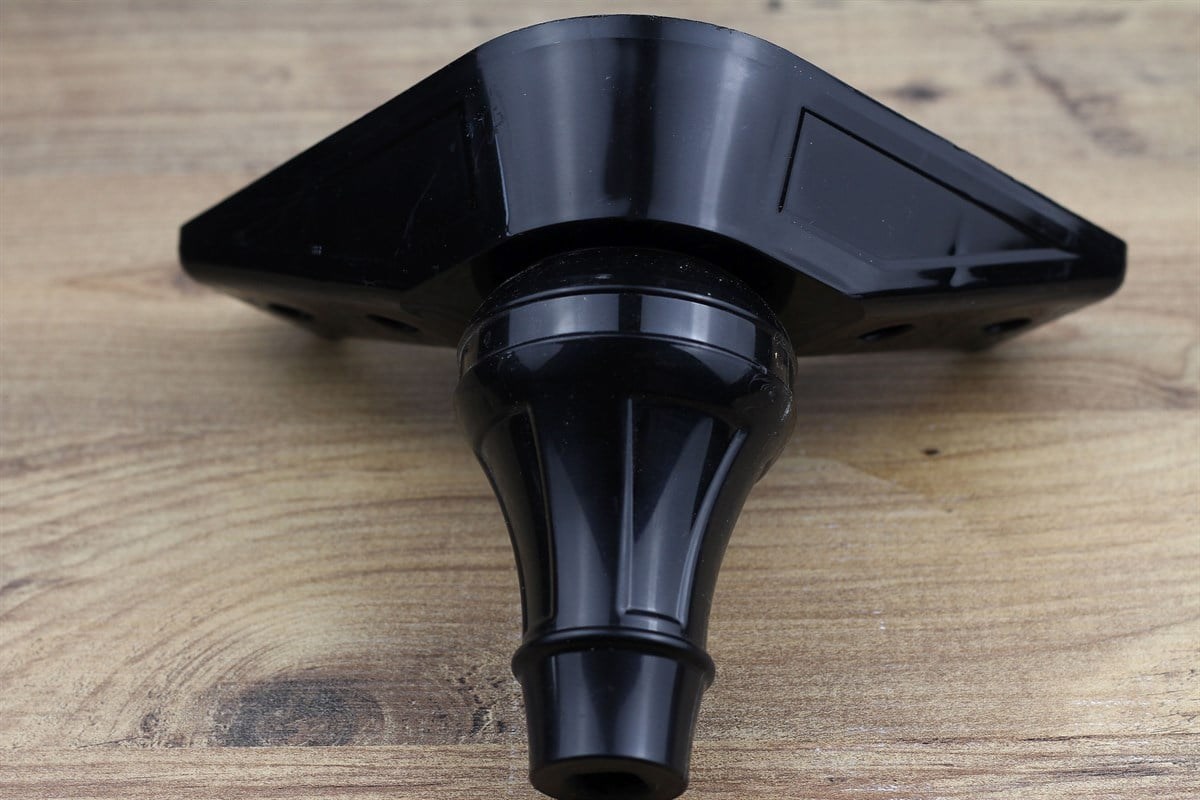 Gürden Plastik Ayak 14 CM Siyah Ayarlanabilir Mobilya Koltuk Dolap Komidin Gardrop Ayağı