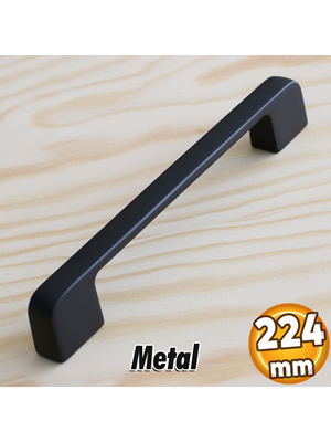 Arel 224 Mm Siyah Kulp Mobilya Dolap Çekmece Vestiyer Kulpları