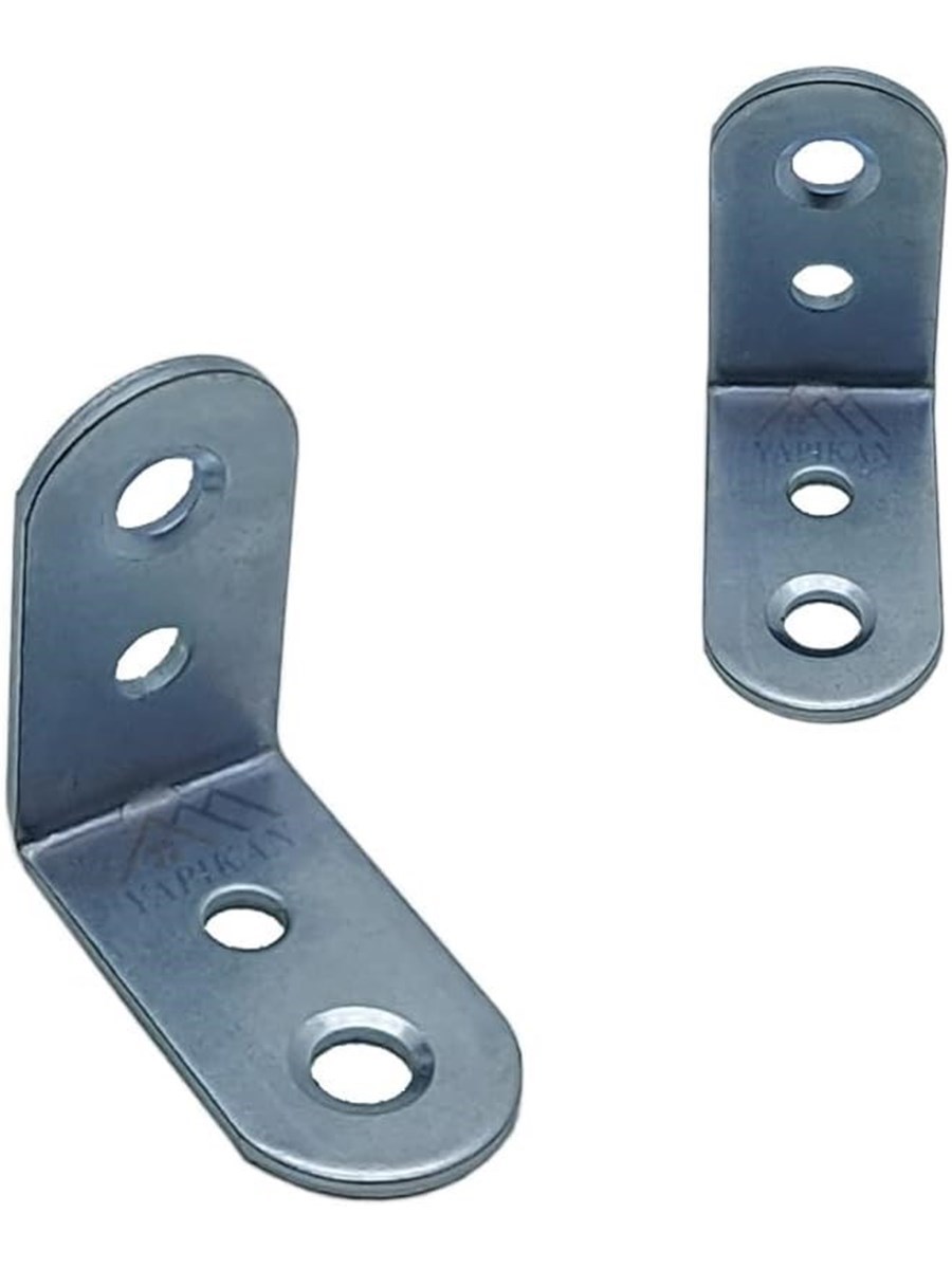 15x27x27 mm - L Demir Gönye Köşebent - Mobilya Dolap Köşe Birleştirme Sabitleme Aparatı