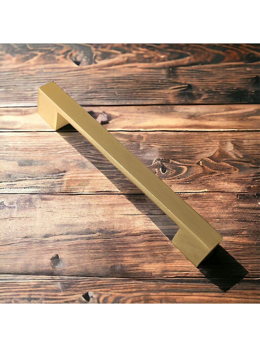 Narin 160 mm Köprü Mat Altın Kulp Mobilya Dolap Çekmece Vestiyer Kulpları