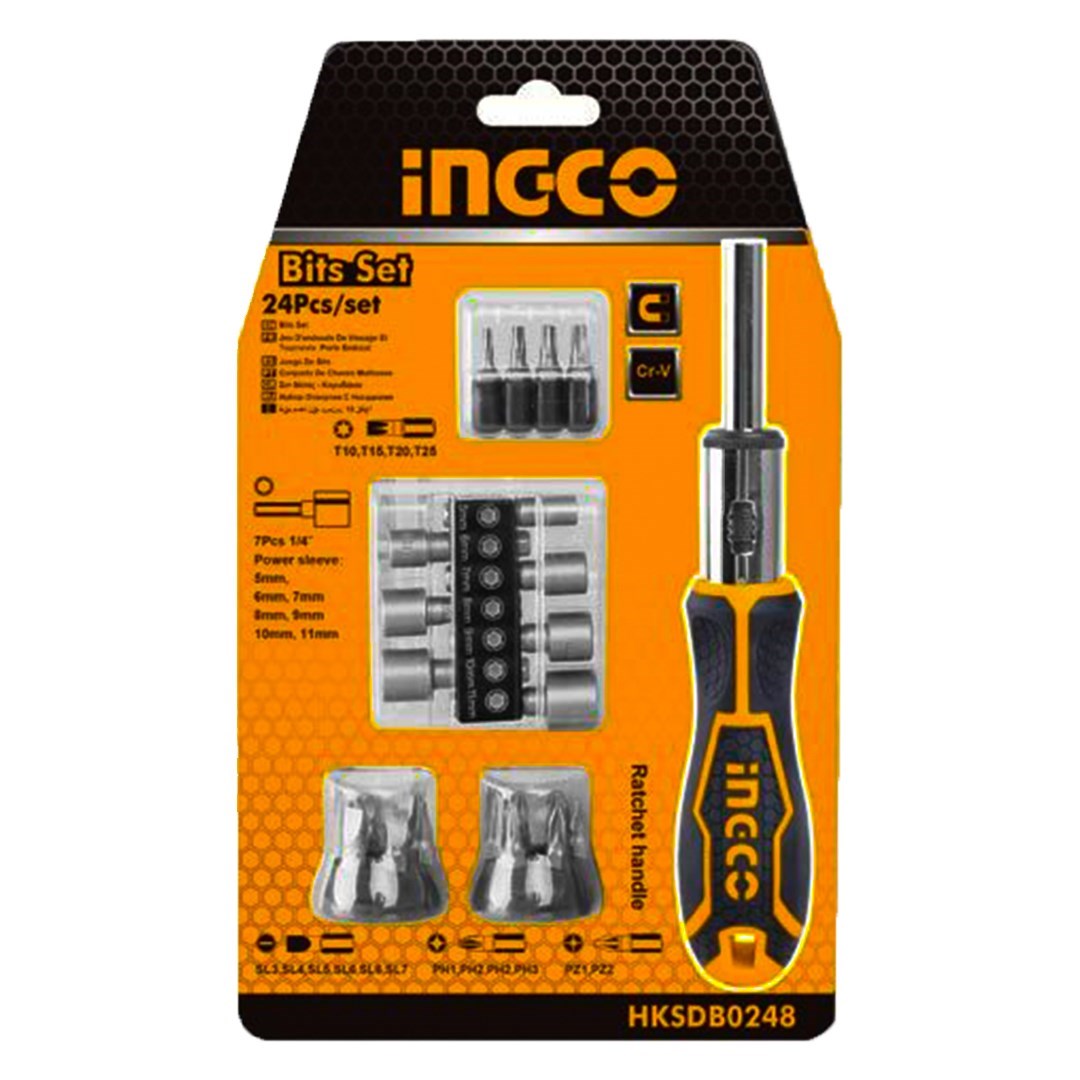 İngco 24 Parçalı Tornavida Seti