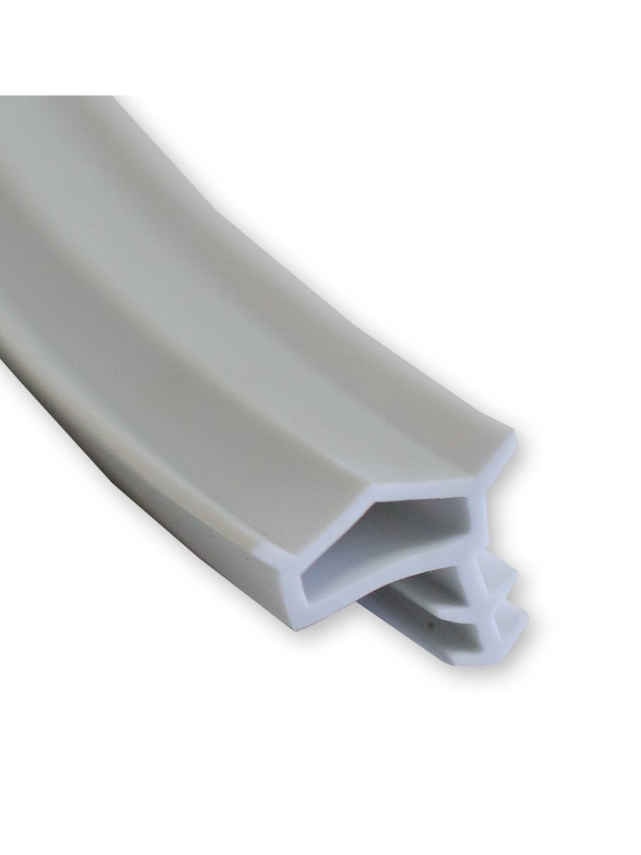 Piramit Yandan Kapı Fitili Gri Çift Tırnaklı 10 mm