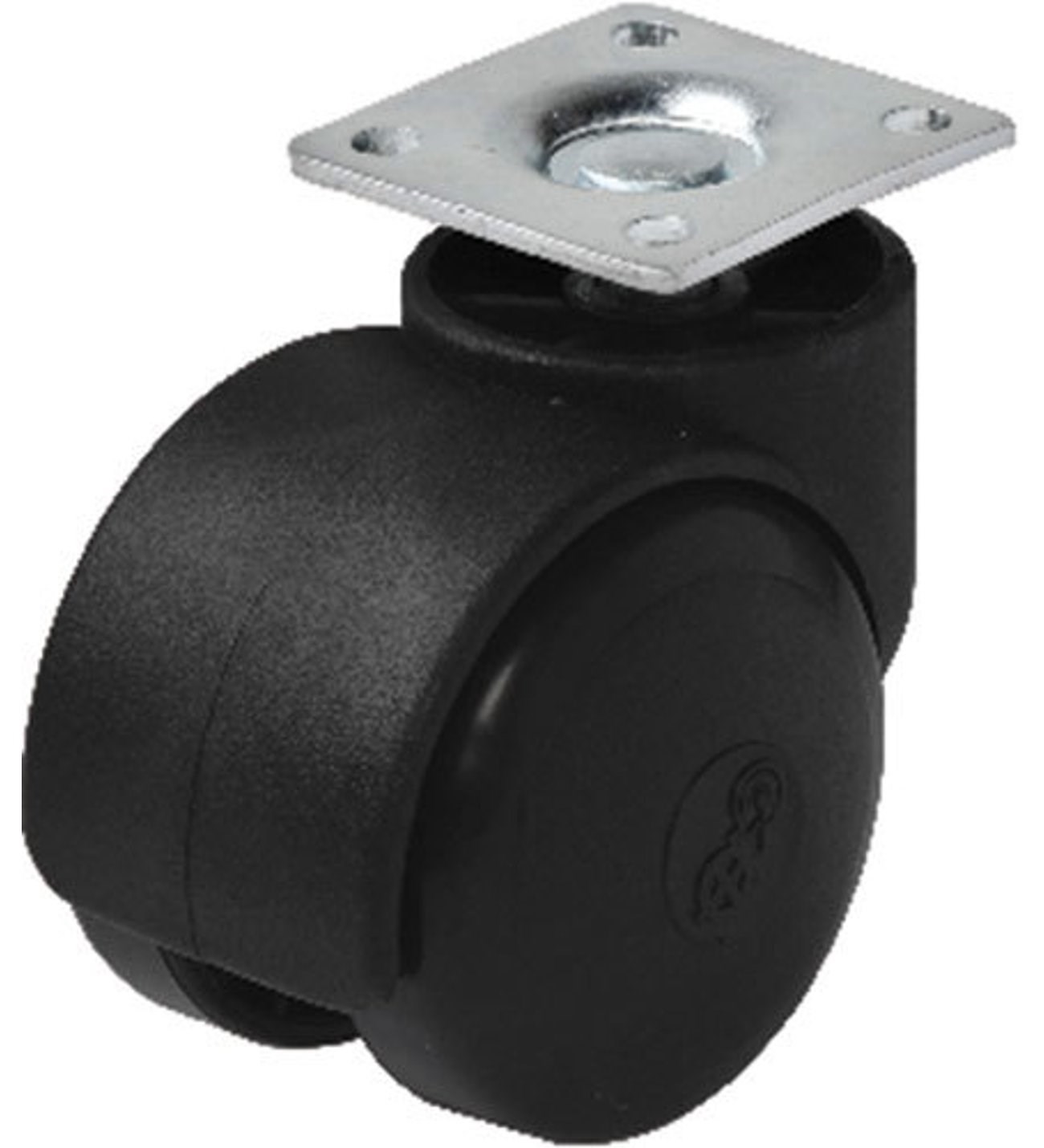 Hts-411 Plastik Siyah Bürosit Tipi Teker