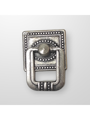 Umut 181 - Gümüş Sarkaç Zamak Düğme Kulp Mobilya Dolap Çekmece Vestiyer Kulpları