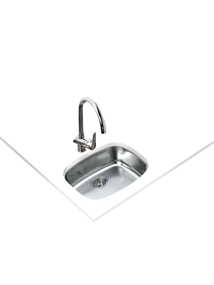 Teka BE 50.40, Paslanmaz Çelik Evye, Mutfak Evyesi, Şık Evye, Dayanıklı Evye, Mutfak Aksesuarı, Evye 50x40 cm, Mutfak Tasarımı