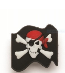 Umut Kırmızı Korsan Bayraklı Kulp Bebek Çocuk Genç Odası Kulpları Dolap Çekmece Mobilya Kulpu