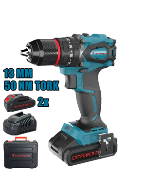 Catpower 4112 Kömürsüz Akülü Darbeli Vidalama 20 V 2.0 Ah