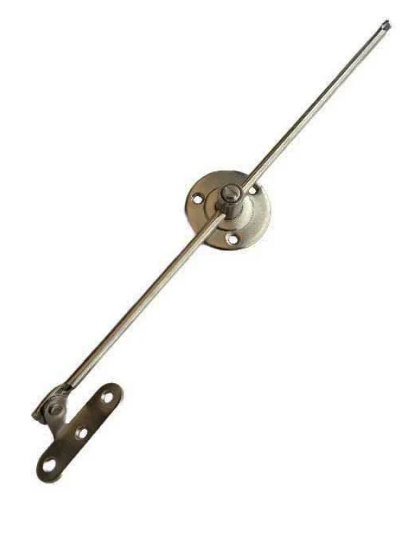 Düşer Kapak Makası Vidalı Dolap Çekmece Metal 25 Cm Sessiz Açma Kapama Amortisör Piston Nikel Bar