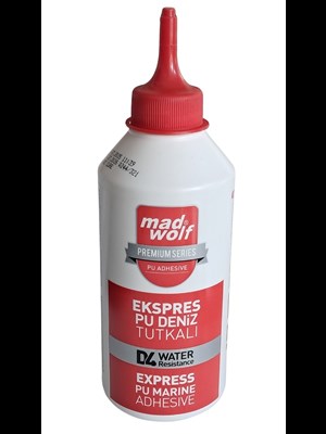Mad Wolf Express Pu Deniz Tutkalı - D4 Suya Dayanıklı, Hızlı Kürlenme Sarı 500 Gr