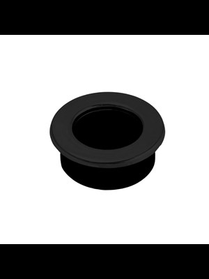 Gömme 35 Mm Yuvarlak Tas Kulp Siyah Mobilya Dolap Çekmece Vestiyer Kulpları