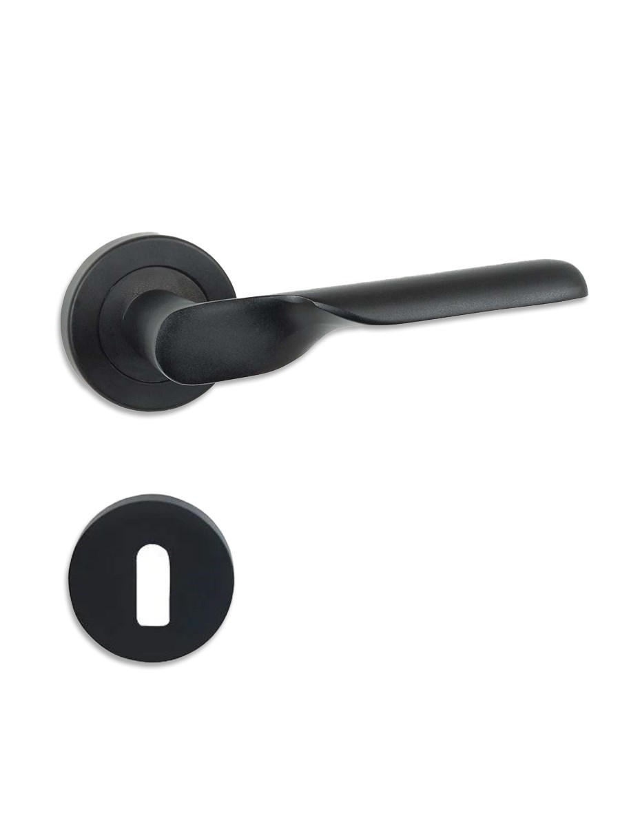 Sofuoğlu Smart Alm.Rozetli Siyah Oda Kapı Kolu