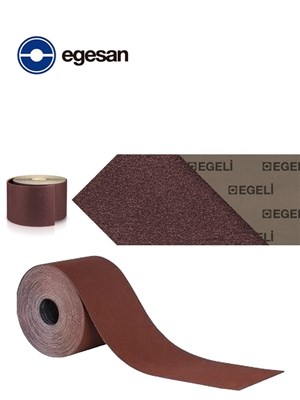 Egeli Bant Rulo Bez Zımpara 80 Kum (100 Cm) 20 Cm Genişlik Acx412 Ahşap Metal Zımparası