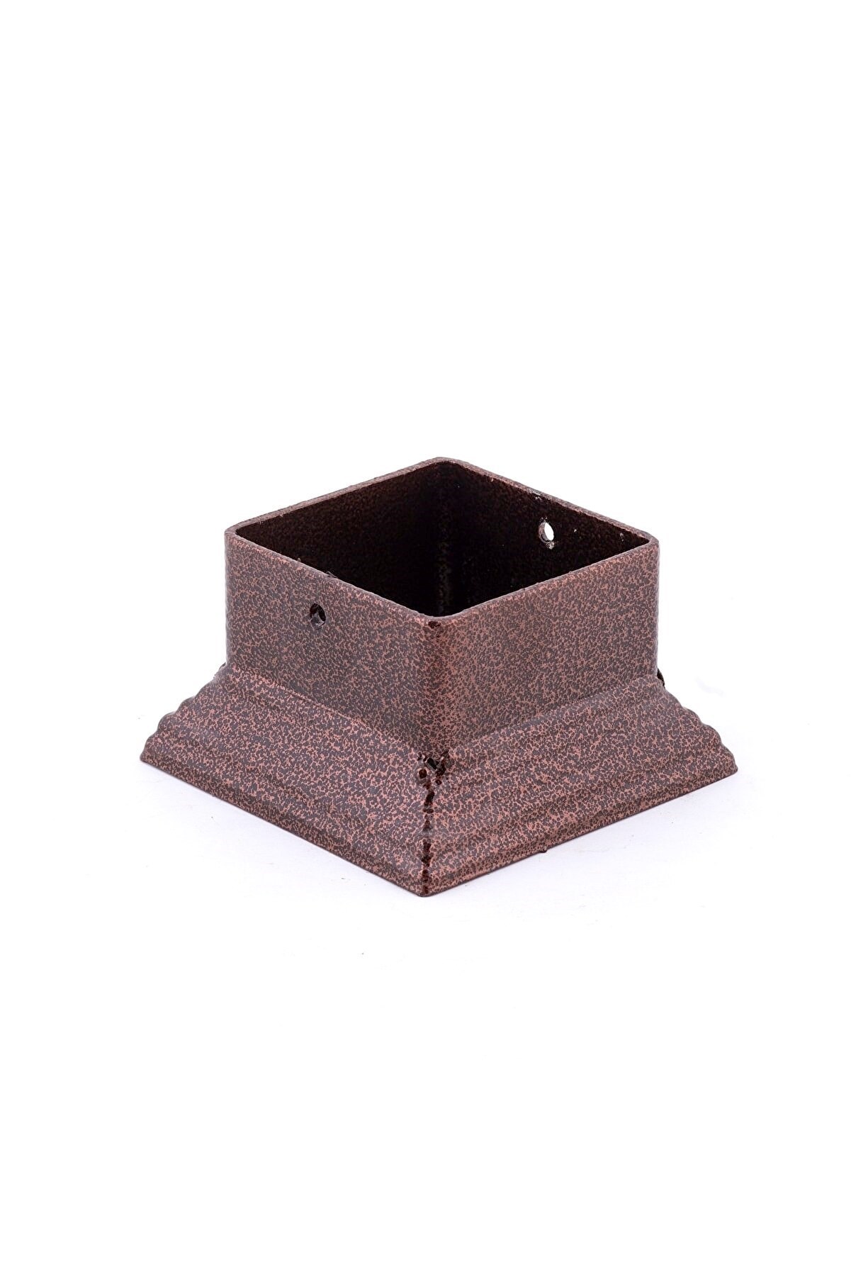 Pergule Ayak Piramit 8,5x8,5 Cm Bakır Dövme Kamelya Çatı Pergole Ahşap Pergola Sundurma Direkler Için