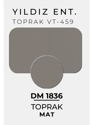 Yapışkan Vida Tapası Mat Toprak 14 Mm Vt-459