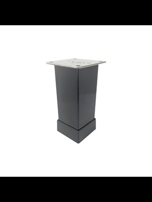 Kare 40x40 Düz Ayak Antrasit 10 Cm