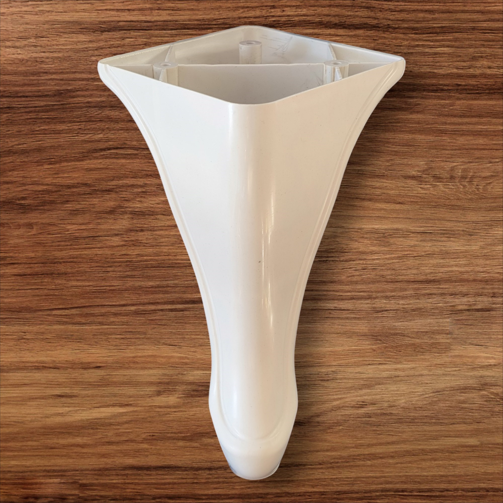 Yunus Plastik Ayak 20 Cm Beyaz Mobilya Sehpa Koltuk Dolap Komidin Gardrop Baza Ayağı